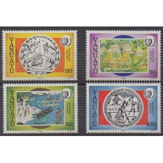 Vanuatu - 1985 - No 722/725 - Dessins d'enfants