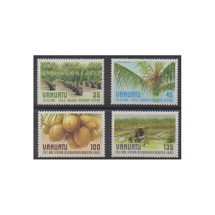 Vanuatu - 1987 - Nb 759/762 - Fruits or vegetables