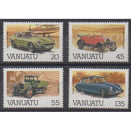 Vanuatu - 1987 - Nb 755/758 - Cars
