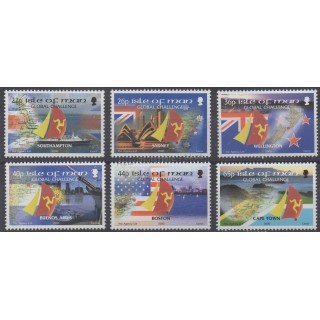 Timbres - Thème bateaux - Man (Ile de) - 2000 - No 922/927