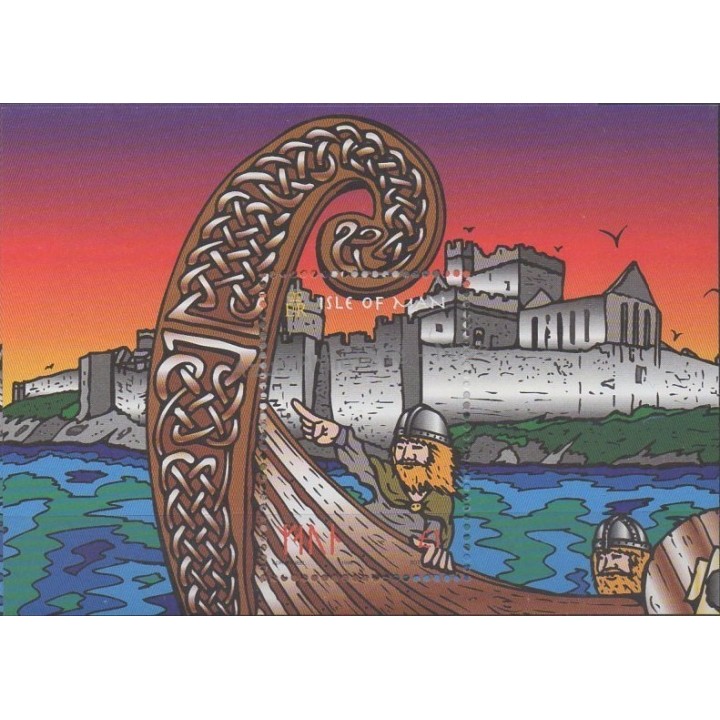 Timbres - Thème bateaux - Man (Ile de) - 1998 - No BF 35