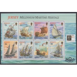Stamps - Theme boats - Jersey - 2000 - Nb 927/936