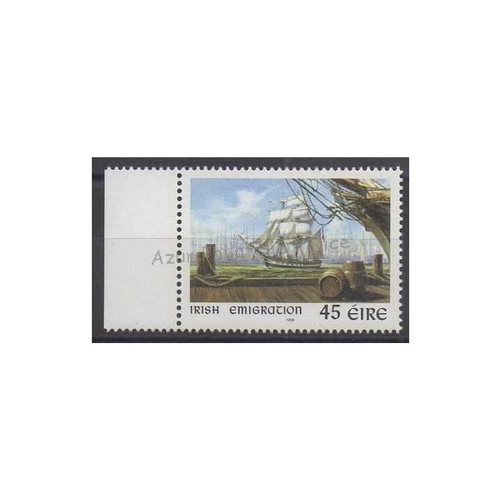 Timbres - Thème bateaux - Irlande - 1999 - No 1121
