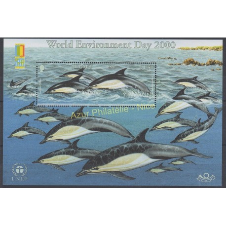 Timbres - Thème poissons - Jersey - 2000 - No BF 33