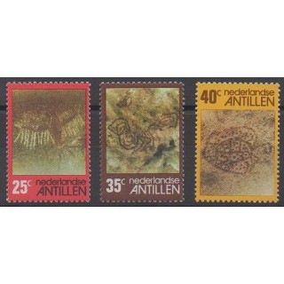Antilles néerlandaises - 1977 - No 514/516 - Histoire - Peinture