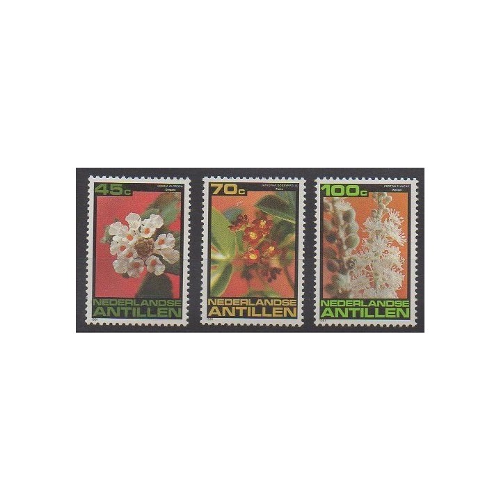 Antilles néerlandaises - 1981 - No 644/646 - Fleurs