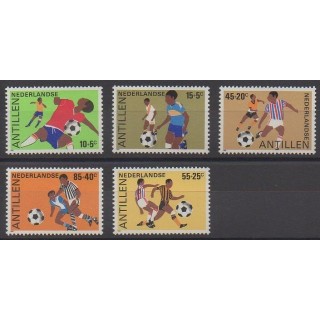 Antilles néerlandaises - 1985 - No 739/743 - Football