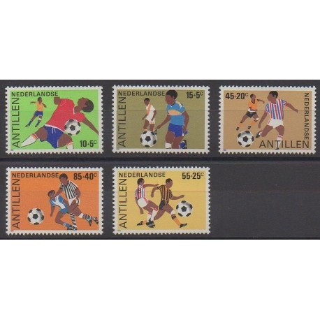 Netherlands Antilles - 1985 - Nb 739/743 - Football