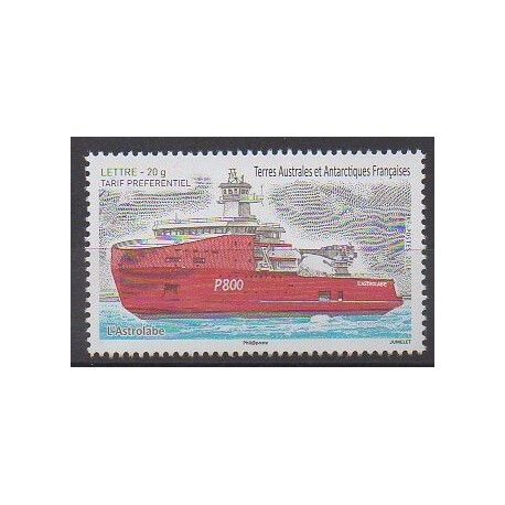French Southern and Antarctic Territories - Post - 2018 - Nb 869 - Boats