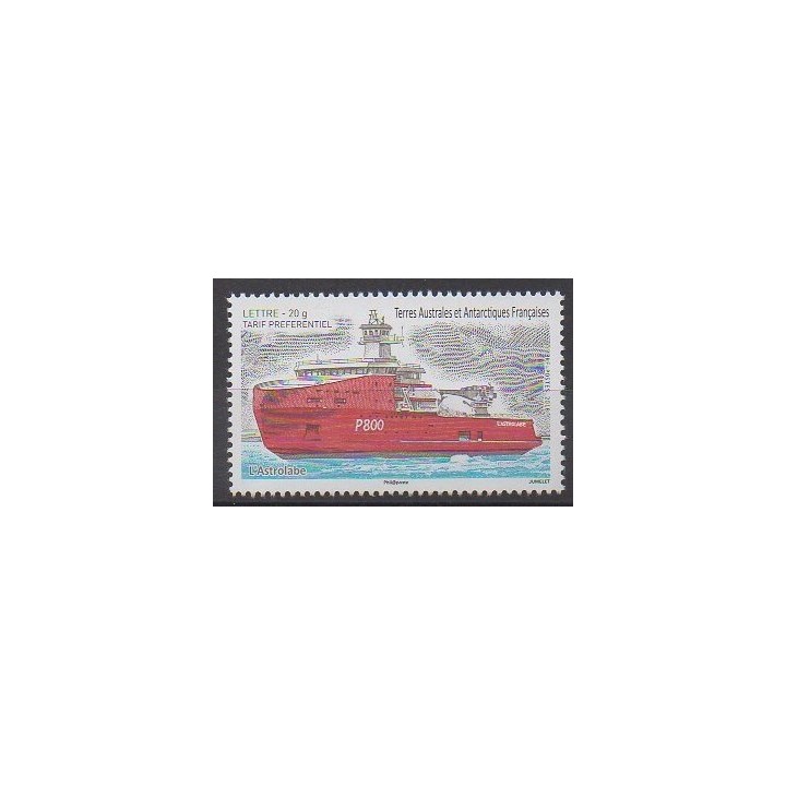 French Southern and Antarctic Territories - Post - 2018 - Nb 869 - Boats