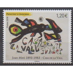 French Andorra - 2018 - Nb 812 - Paintings
