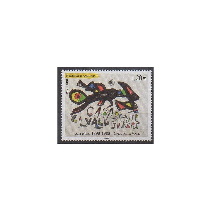 Andorre - 2018 - No 812 - Peinture