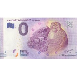 Euro banknote memory - 46 - La forêt des singes - 2018-2