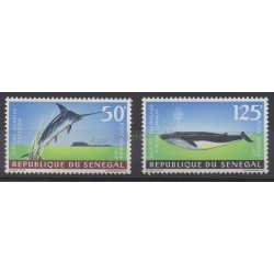 Senegal - 1972 - Nb PA121/PA122 - Fishes