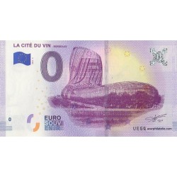 Euro banknote memory - 33 - La cité du vin - 2018-2