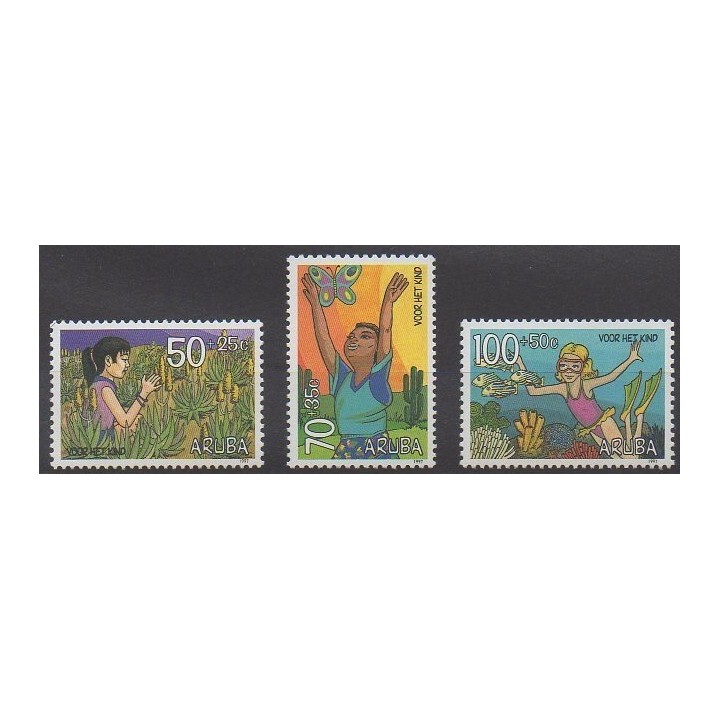 Aruba - 1997 - No 212/214 - Enfance