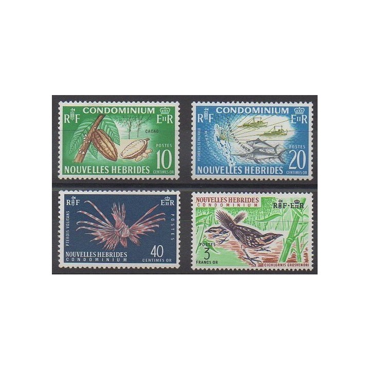 Nouvelles-Hébrides - 1965 - No 215/218 - Animaux