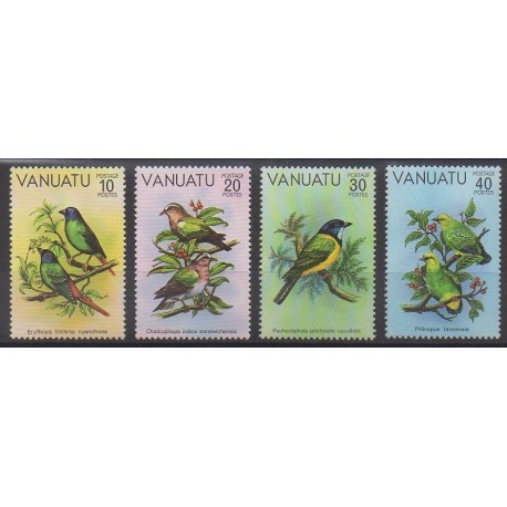 Vanuatu - 1981 - No 620/623 - Oiseaux