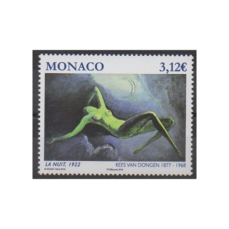Monaco - 2018 - Nb 3133 - Paintings