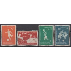 Antilles néerlandaises - 1957 - No 253/256 - Football