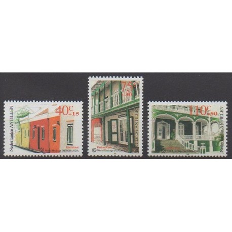 Antilles néerlandaises - 1999 - No 1185/1187 - Architecture