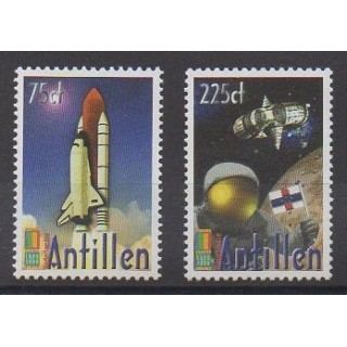 Antilles néerlandaises - 2000 - No 1237/1238 - Espace - Philatélie