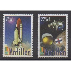 Netherlands Antilles - 2000 - Nb 1237/1238 - Space - Philately