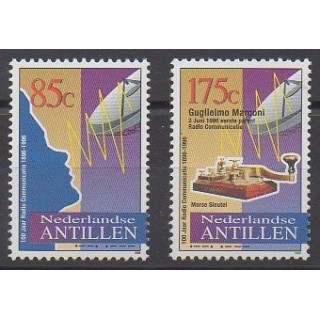 Antilles néerlandaises - 1996 - No 1036/1037 - Télécommunications