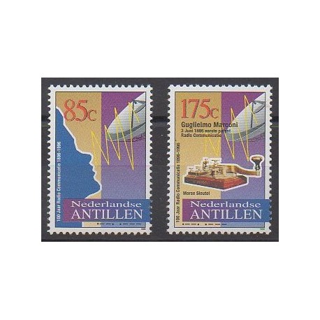 Antilles néerlandaises - 1996 - No 1036/1037 - Télécommunications