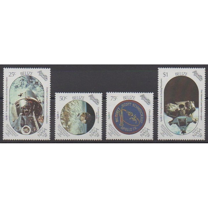 Belize - 1989 - Nb 909/912 - Space