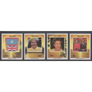 Belize - 1994 - No 1010/1013 - Royauté - Principauté