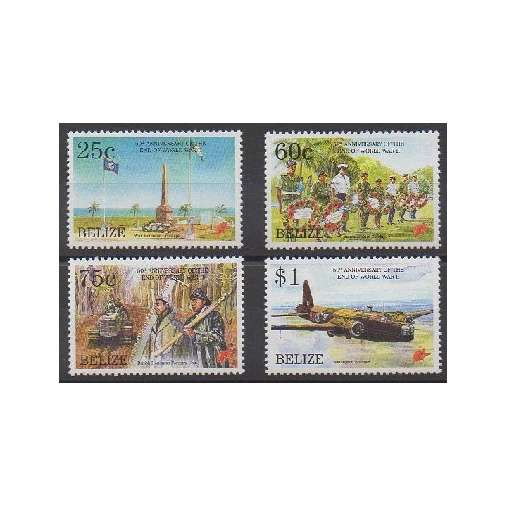 Belize - 1995 - No 1035/1038 - Seconde Guerre Mondiale
