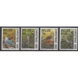 Belize - 1995 - Nb 1047/1050 - Birds - Christmas