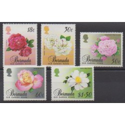 Bermuda - 1989 - Nb 549/553 - Roses