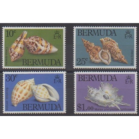Bermuda - 1982 - Nb 409/412 - Sea animals