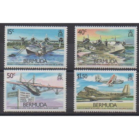 Bermuda - 1987 - Nb 512/515 - Planes