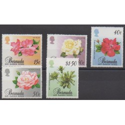 Bermuda - 1988 - Nb 524/528 - Roses