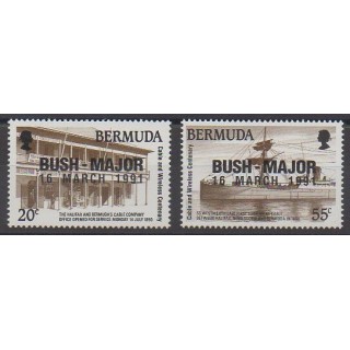 Bermuda - 1991 - Nb 598/599 - Various Historics Themes