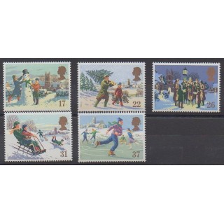 Great Britain - 1990 - Nb 1494/1498 - Christmas