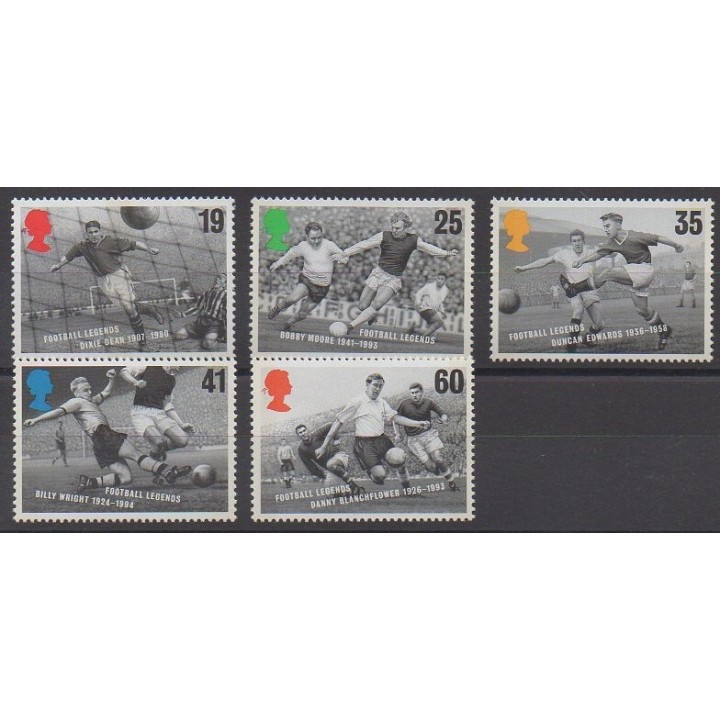 Grande-Bretagne - 1996 - No 1871/1875 - Football