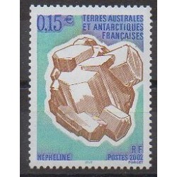 French Southern and Antarctic Territories - Post - 2002 - Nb 327 - Minerals - Gems