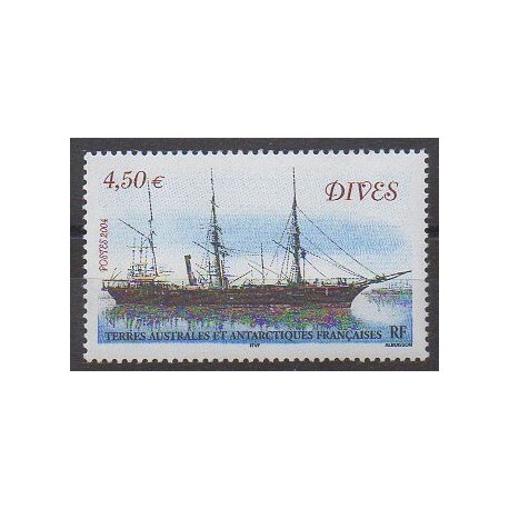 French Southern and Antarctic Territories - Post - 2004 - Nb 388 - Boats