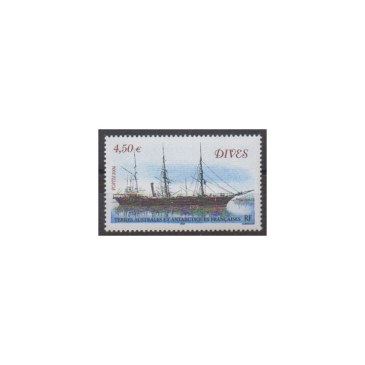 French Southern and Antarctic Territories - Post - 2004 - Nb 388 - Boats