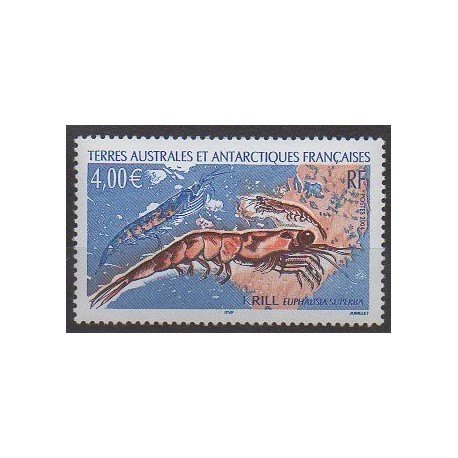French Southern and Antarctic Territories - Post - 2004 - Nb 386 - Sea animals
