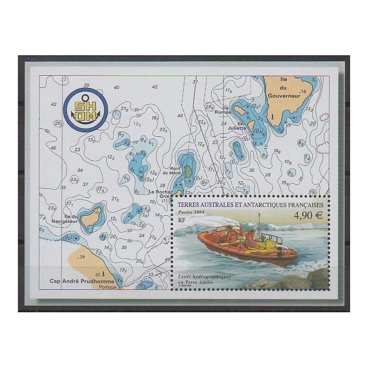 French Southern and Antarctic Lands - Blocks and sheets - 2004 - Nb BF10 - Polar - Science