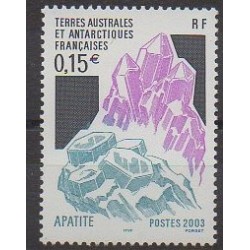 TAAF - 2003 - No 361 - Minéraux - Pierres précieuses