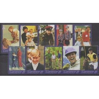 Guernesey - 2003 - No 983/992 - Royauté - Principauté