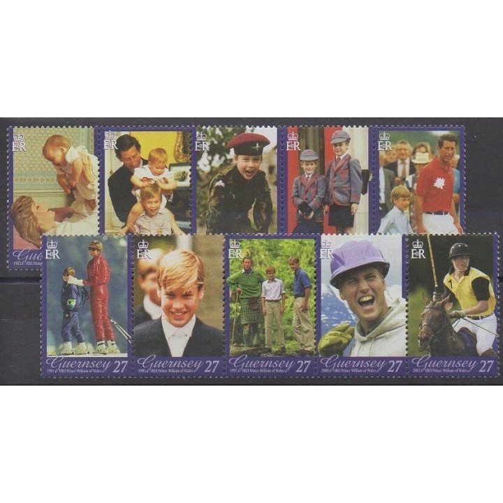 Guernesey - 2003 - No 983/992 - Royauté - Principauté
