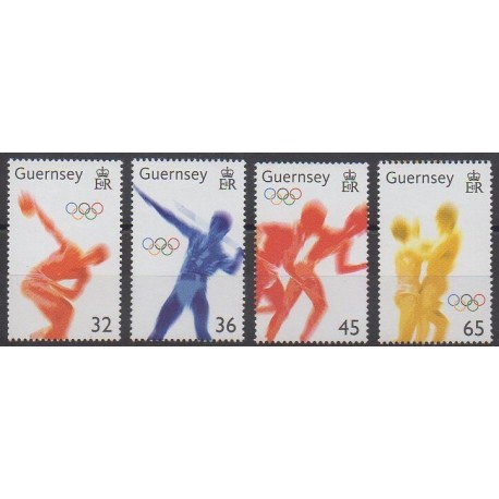 Guernesey - 2004 - No 1028/1031 - Jeux Olympiques d'été