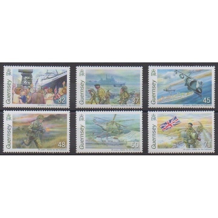 Guernsey - 2007 - Nb 1134/1139 - Military history